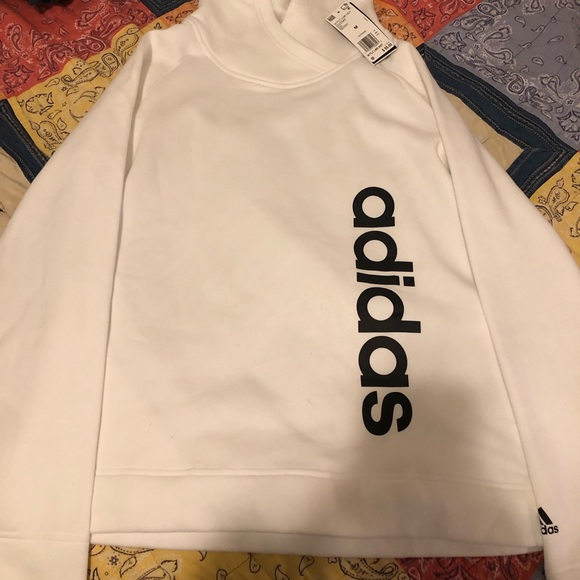 Women’s Adidas white hoodie - Picture 1 of 2